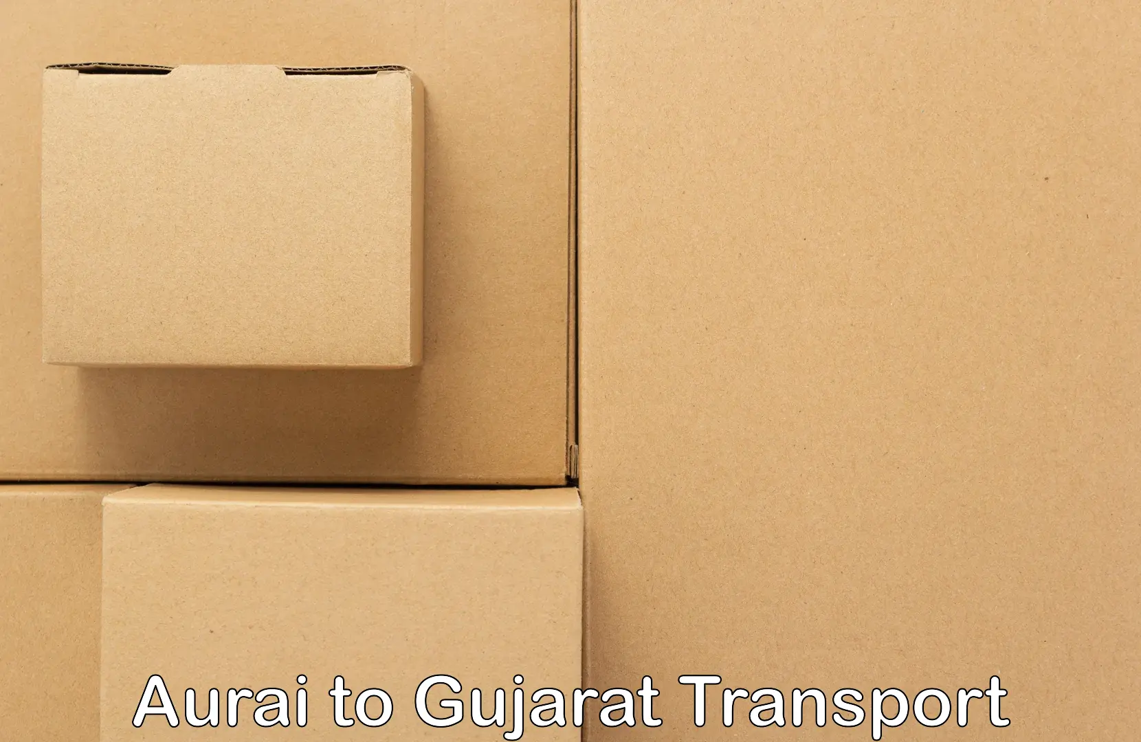 Container transport service Aurai to Surat