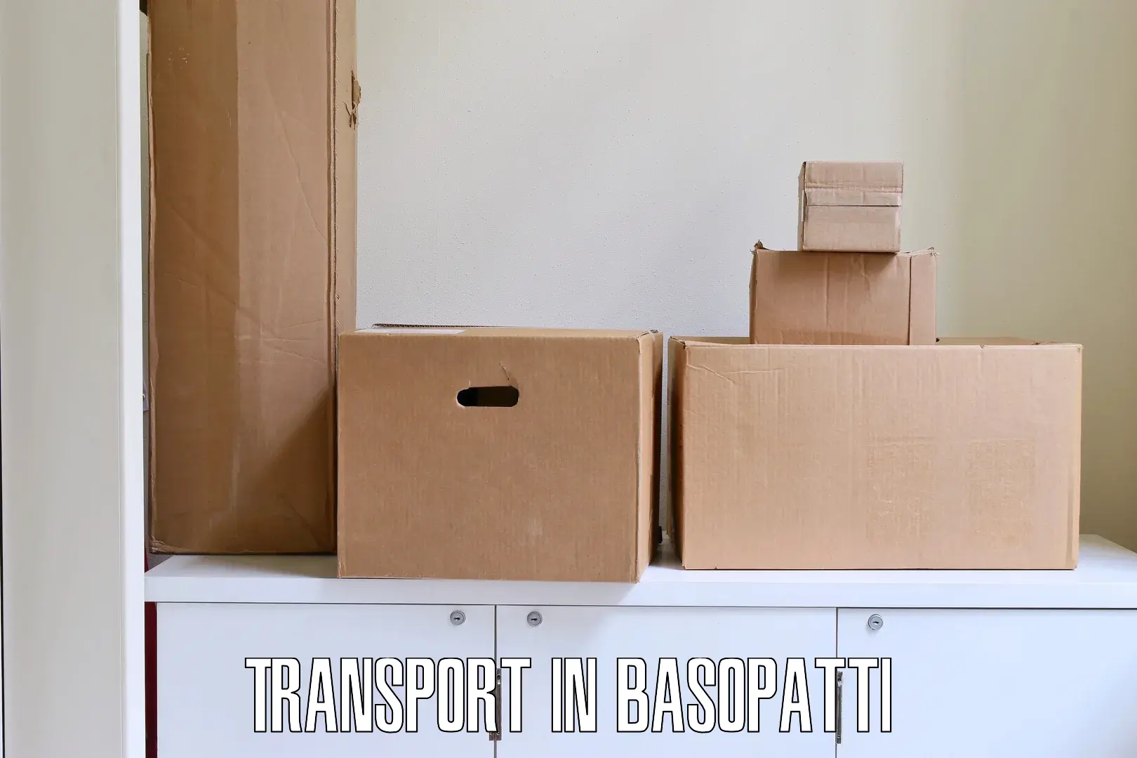 Container transport service in Basopatti