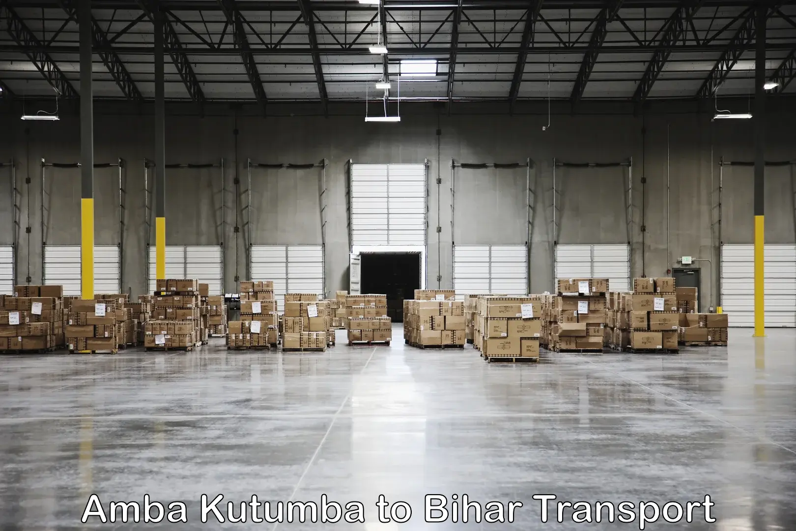 Inland transportation services Amba Kutumba to Bakhri