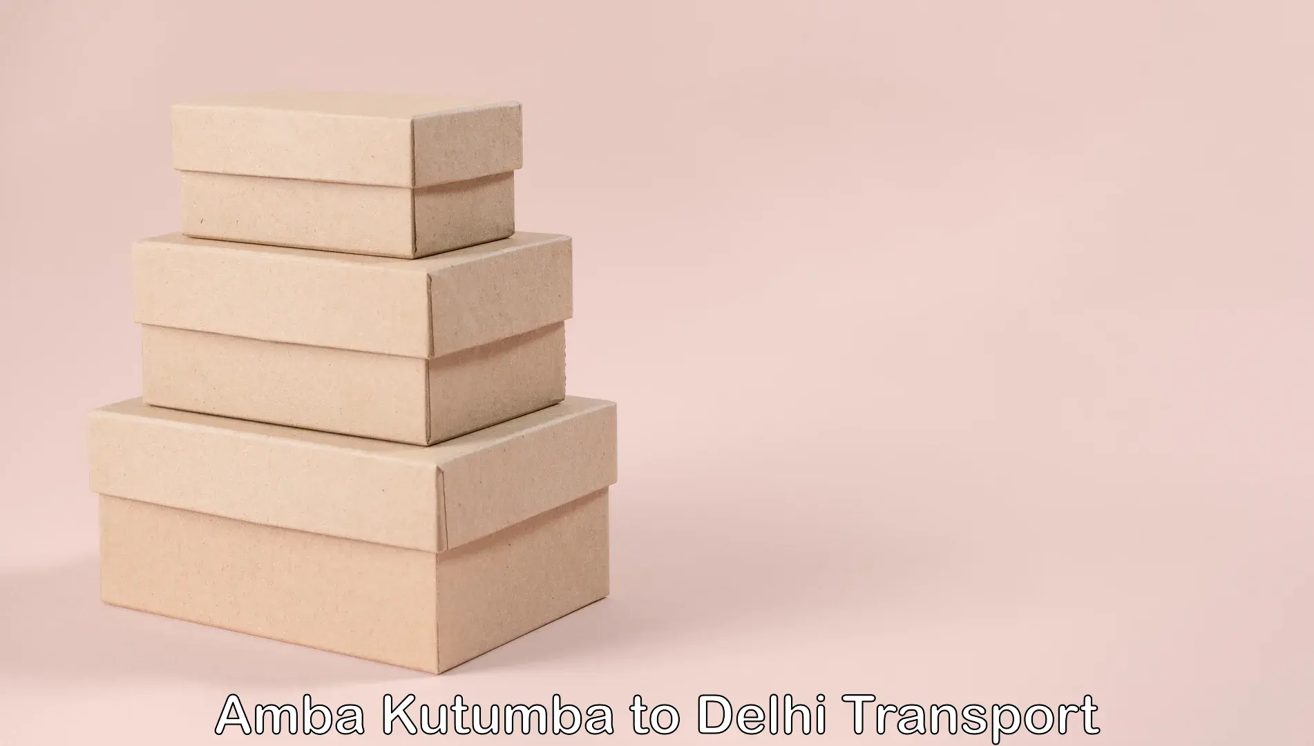 Logistics transportation services Amba Kutumba to Jamia Hamdard New Delhi
