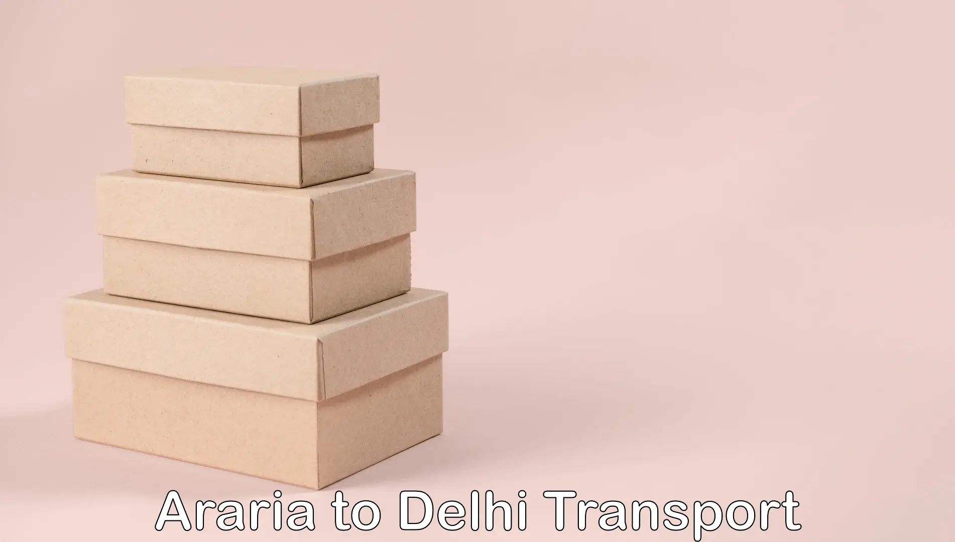 Lorry transport service Araria to Sarojini Nagar