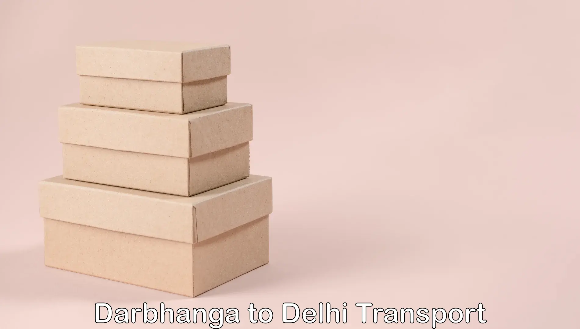 Container transport service Darbhanga to Sarojini Nagar