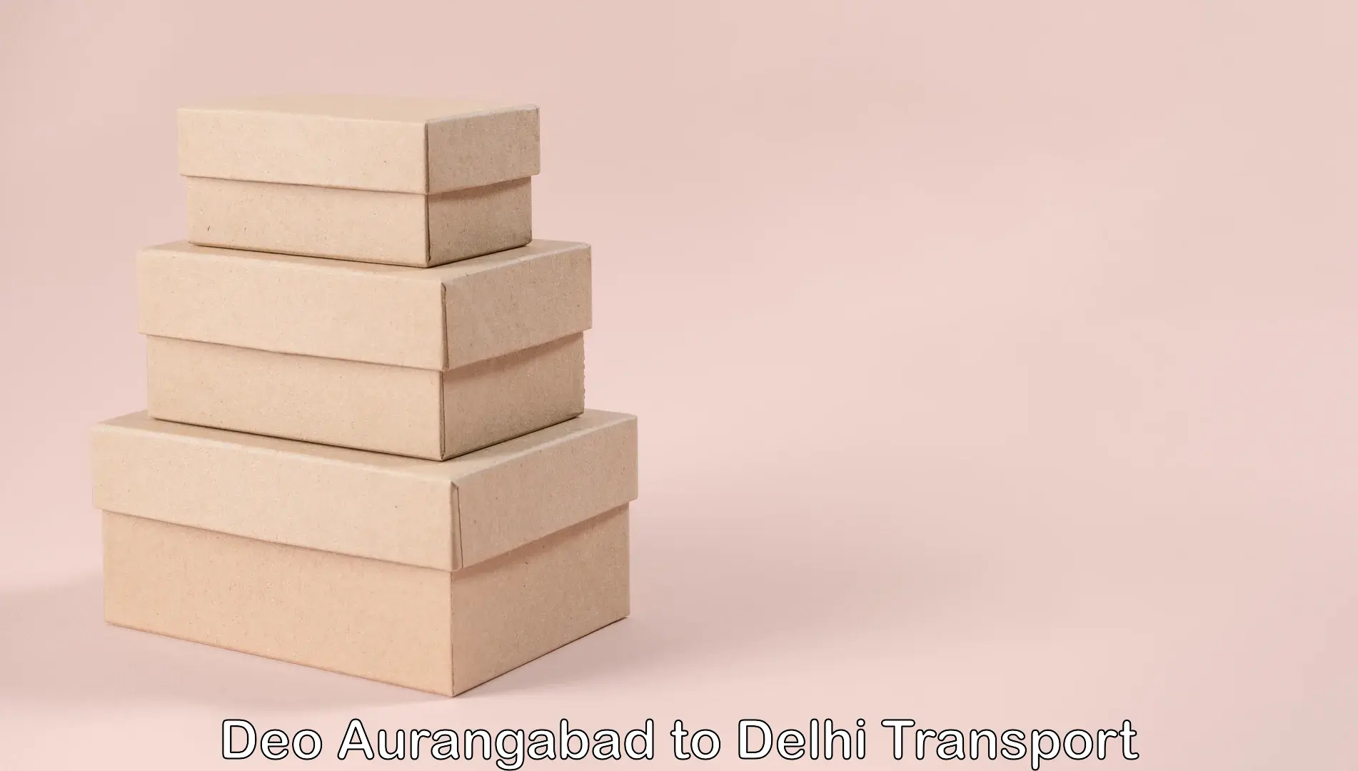 Two wheeler parcel service Deo Aurangabad to Jamia Hamdard New Delhi