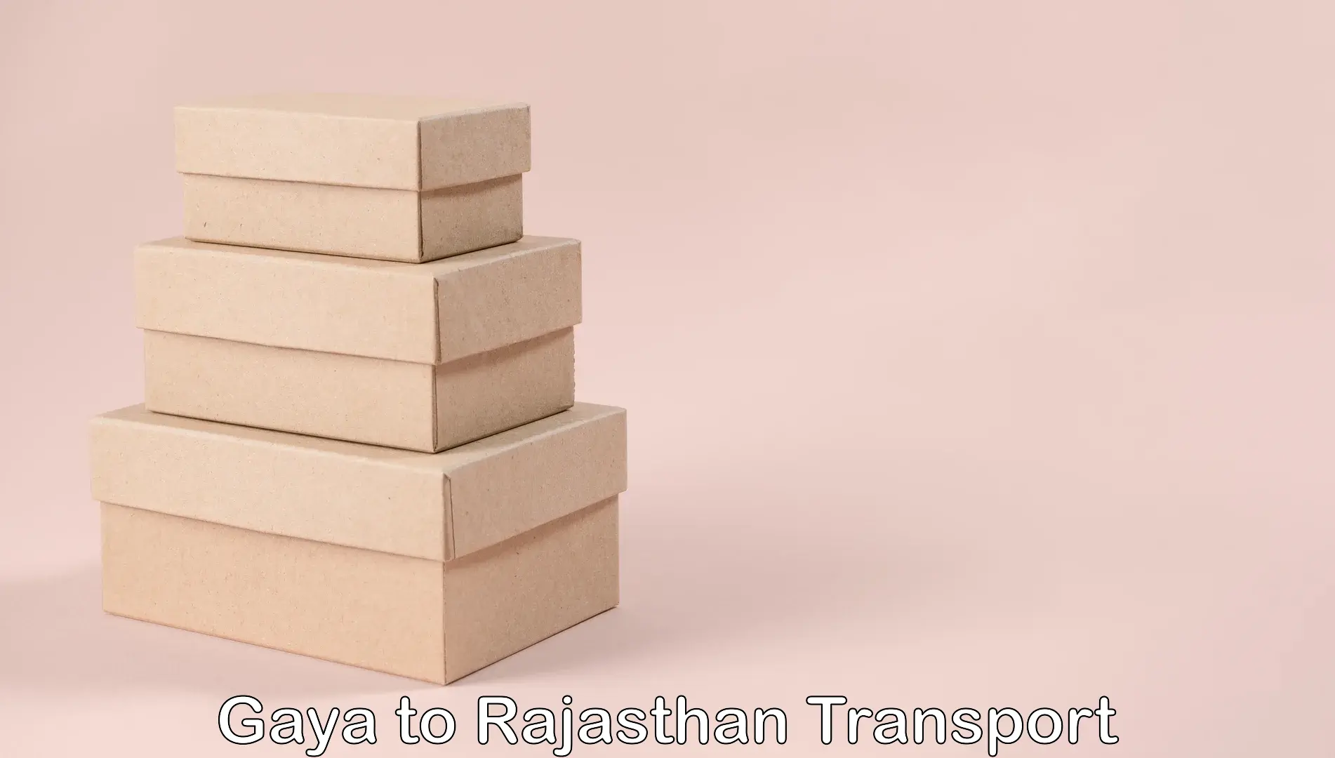 Two wheeler parcel service Gaya to Rajasthan