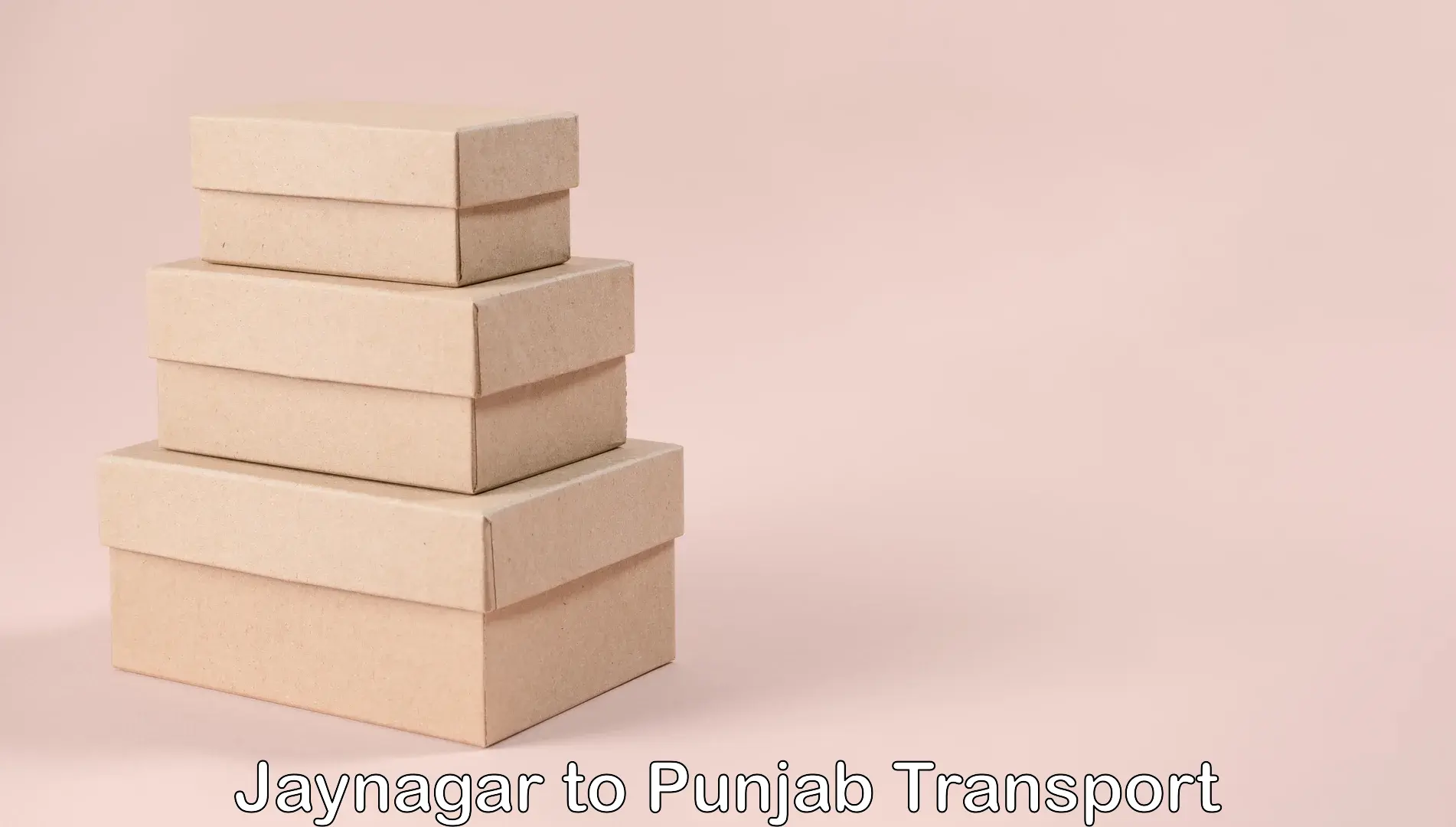 Cargo transportation services Jaynagar to Punjab